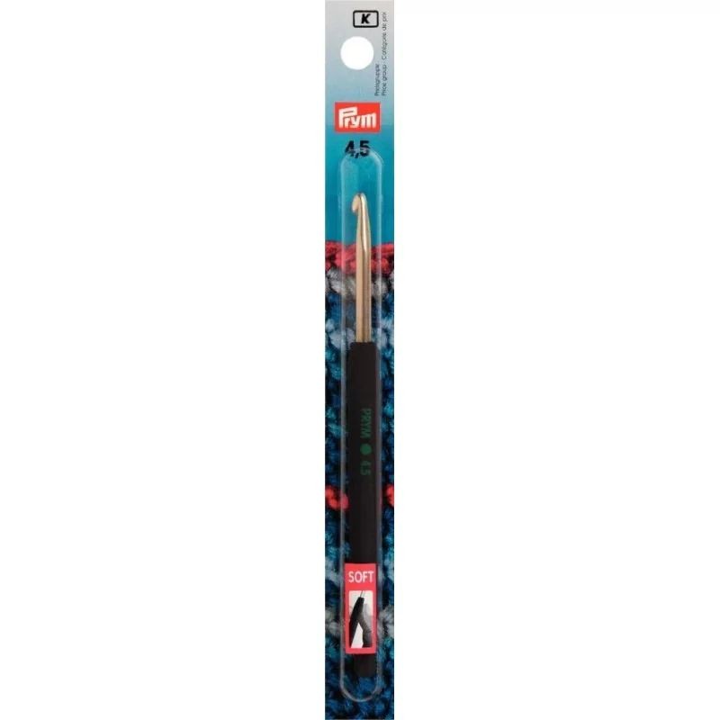 Croseta metalica cu maner moale - 4.5 mm/14 cm