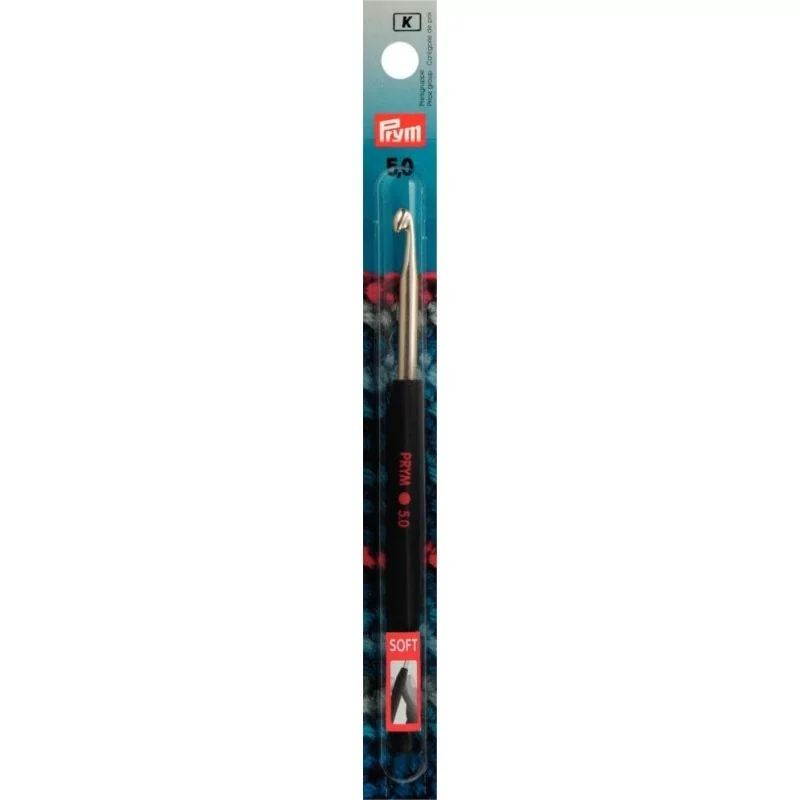 Croseta metalica cu maner moale - 5 mm/14 cm
