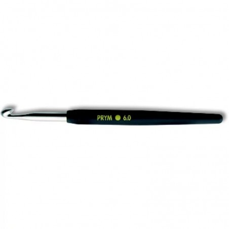 Croseta metalica cu maner moale - 6 mm/14 cm
