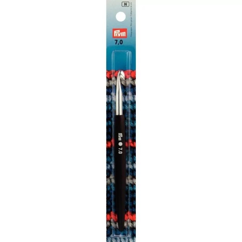 Croseta metalica cu maner moale - 7 mm/16 cm