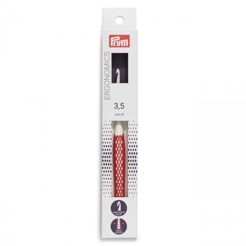 Croseta lana cu maner ergonomic - 3.5 mm/17 cm Croseta lana cu maner ergonomic - 3.5 mm/17 cm