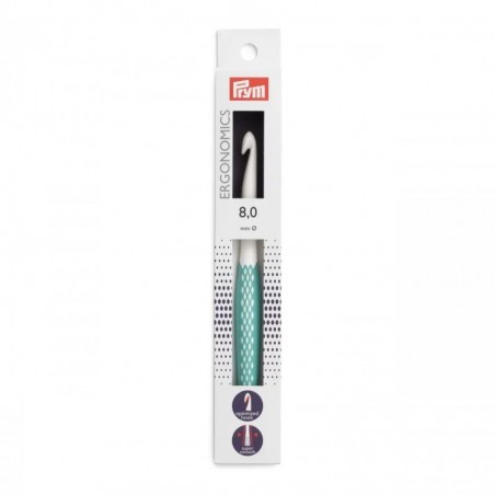 Croseta lana cu maner ergonomic - 8 mm/17 cm