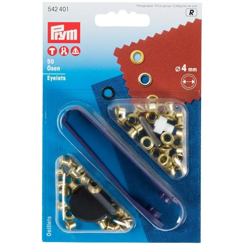 Set ocheti auriu - 4 mm