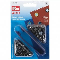 Set ocheti negru nichel - 5 mm