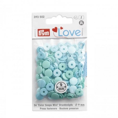 Set capse plastic rotunde - verde deschis
