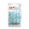 Set capse plastic rotunde - verde deschis