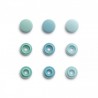 Set capse plastic rotunde - verde deschis