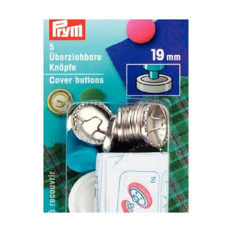 Set nasturi metalici de imbracat - 19 mm