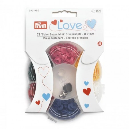 Set capse rotunde plastic - 9 mm