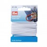 Snur elastic alb pentru masti de protectie - 2.5 mm/ 3 m