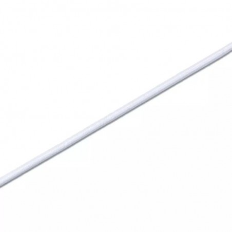 Snur elastic alb pentru masti de protectie - 2.5 mm/ 3 m