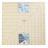 Rigla patchwork - 31.5x31.5 cm