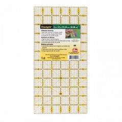 Rigla patchwork - 6x12 inch