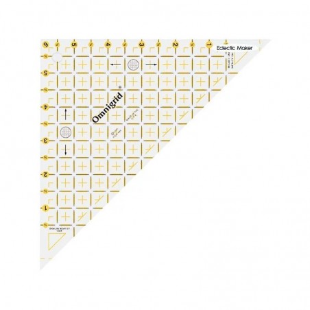 Rigla patchwork triunghi - 6 inch/45 grade