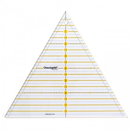Rigla patchwork triunghi - 8 inch