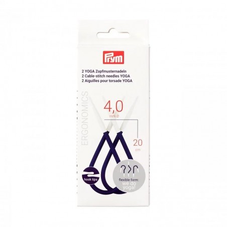 Set 2 ace yoga pentru torsade - 4 mm/20 cm