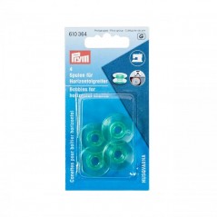 Set 4 bobine pentru suveica orizontala - 21,6 mm