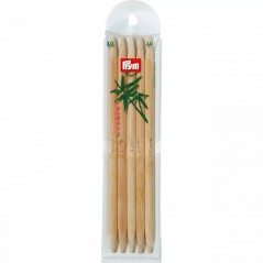 Set 5 andrele drepte din bambus - 8 mm/ 20 cm