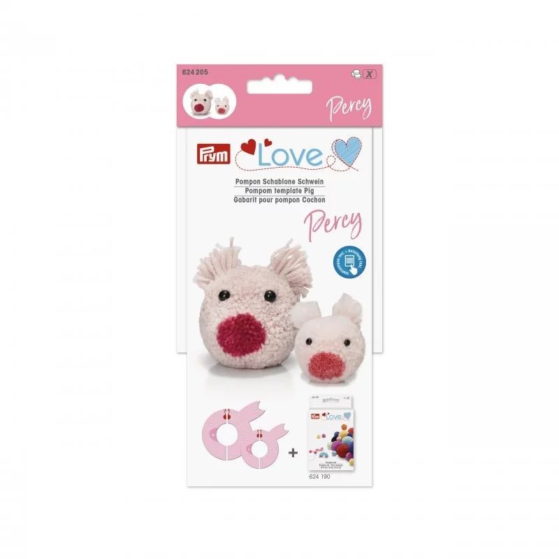Set confectionat pompoane - purcelusul Percy