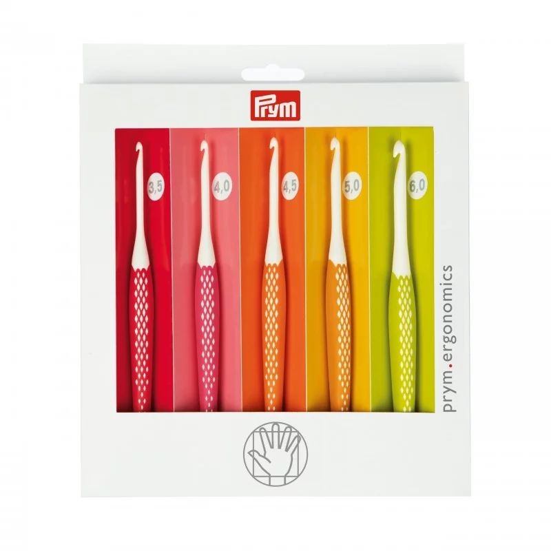 Set crosete pentru lana ergonomice - 3.5-6 mm