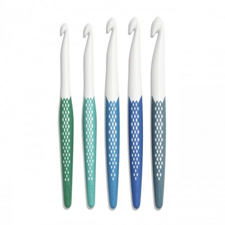 Set crosete pentru lana ergonomice - 7-12 mm