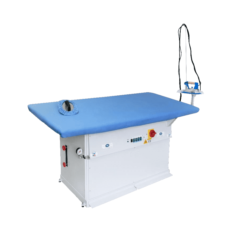 Masă dreptunghiulară de aburit cu încălzire electrică și aspirare încorporată MP/F/PV 200X100 + 12A - 8 Masă dreptunghiulară de aburit cu încălzire electrică și aspirare încorporată MP/F/PV 200X100 + 12A - 8