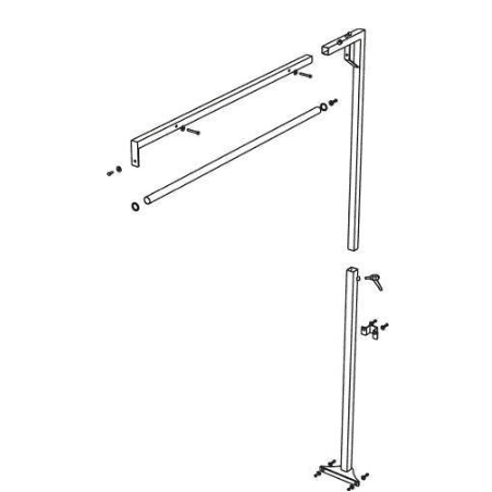 Braț suspendat pentru lampă AKN-10E