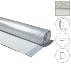 Țesătură izolantă metalizată cu fetru, grosime 4 mm, lățime 1400 mm