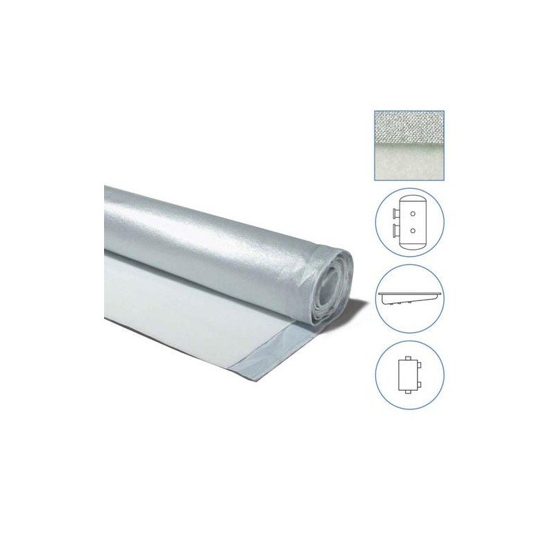 Țesătură izolantă metalizată cu fetru, grosime 4 mm, lățime 1400 mm Țesătură izolantă metalizată cu fetru, grosime 4 mm, lățime 1400 mm
