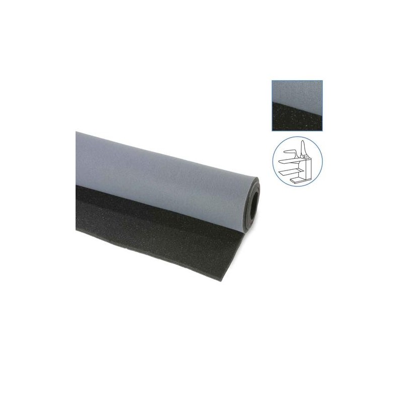 Spumă gri cu plasă, lățime 1500 mm Spumă gri cu plasă, lățime 1500 mm