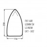 Tălpică teflonată armată pentru fier de călcat – FK1 AIR / LEMM SV / L3 NEW / LK1 / LK2