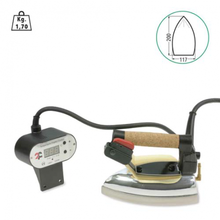 Fier de călcat electronic cu abur și electric