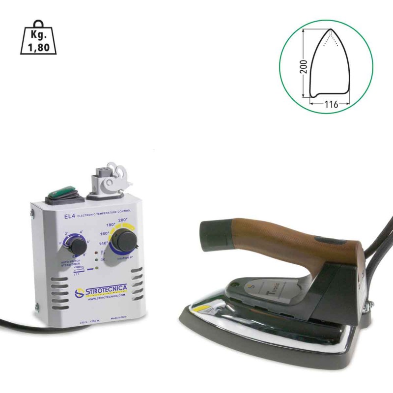 Fier de călcat electronic cu abur T5EL4 – talpă neagră