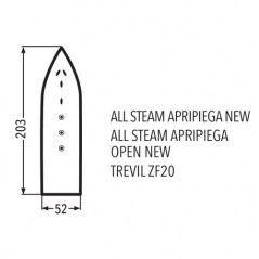 Talpă teflonată armată All Steam