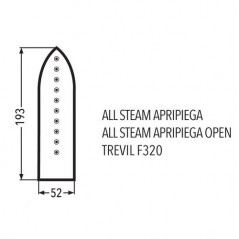 Talpă teflon armată pentru fier de călcat profesional Talpă teflon armată pentru fier de călcat profesional
