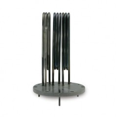 Rezistență electrică cu flanșă și 6 orificii Ø200 mm